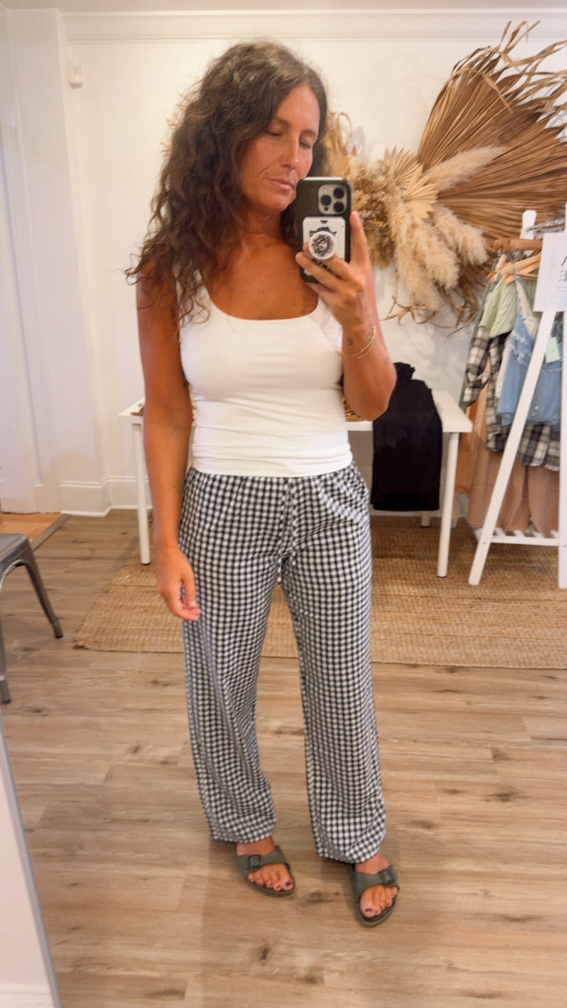 Plaid pants